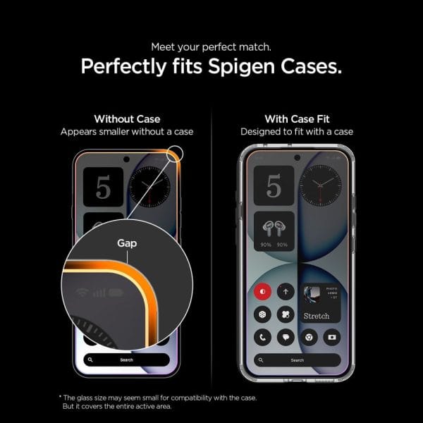 Τζάμι Προστασίας Nothing Phone 4A Spigen Glas.tR EZ Fit Pro AC HD 2-Pack Clear (AGL11682) - Image 9