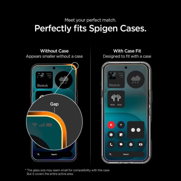 Τζάμι Προστασίας Nothing Phone 4A Pro Spigen Glas.tR EZ Fit Pro AC HD 2-Pack Clear (AGL11681) - Image 9