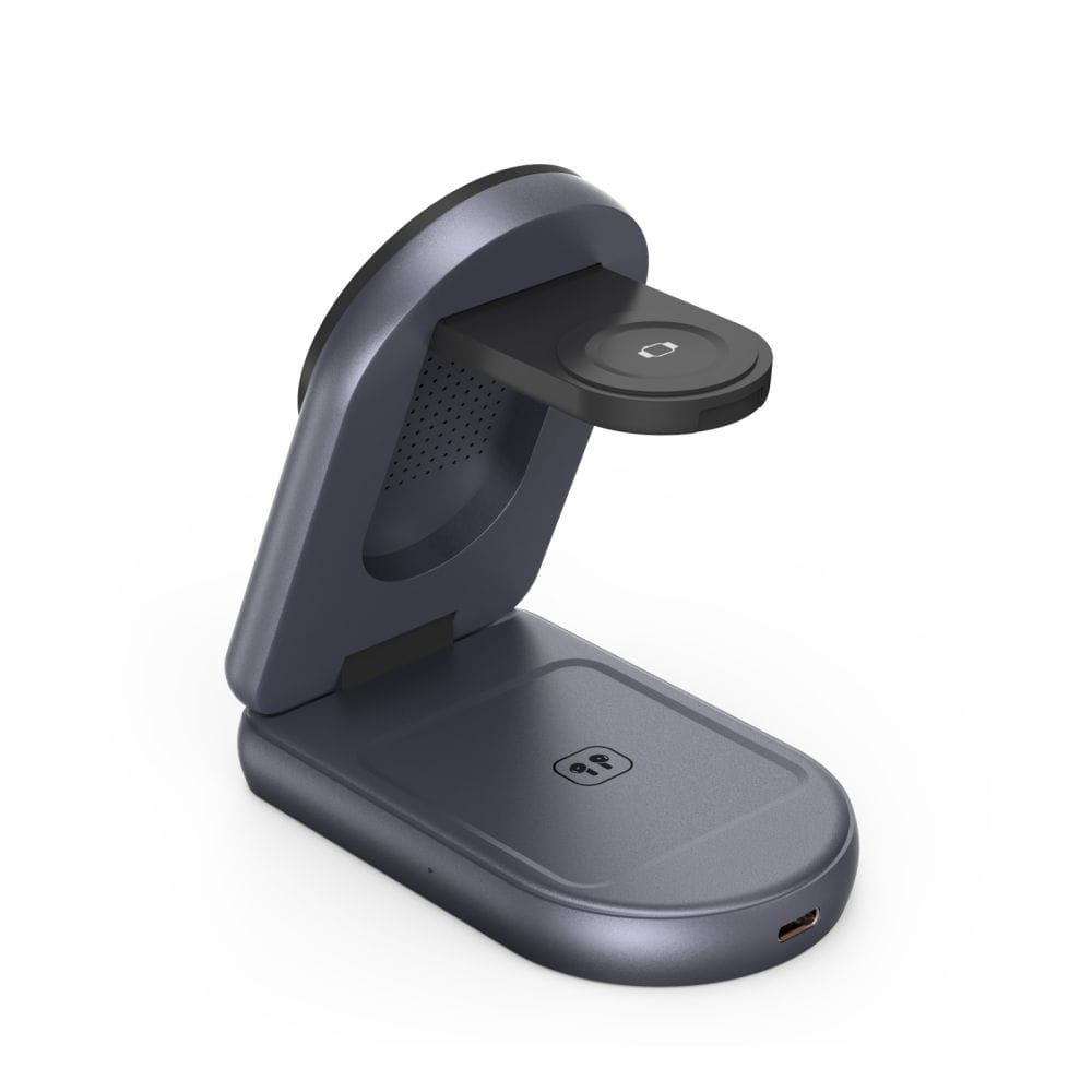 Ασύρματος Φορτιστής 3 σε 1 Tech-Protect A53 MagSafe Qi2.2 25W Dark Grey - Image 3