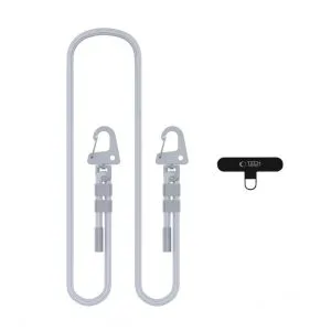 Λουράκι Κινητού Crossbody Tech-Protect C5SD Rope Crayon Grey