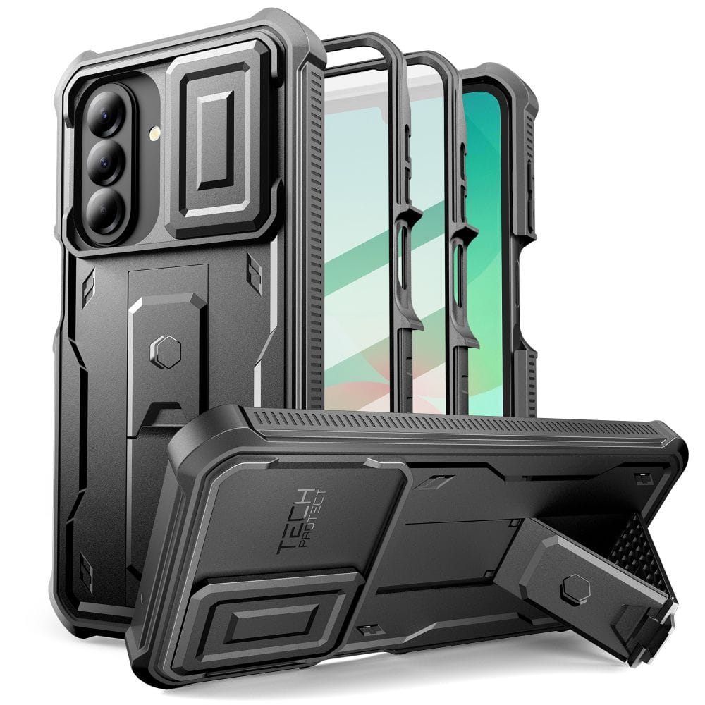 Θήκη Samsung Galaxy A27 5G Tech-Protect Kevlar Cam+ 2-Set Μαύρη