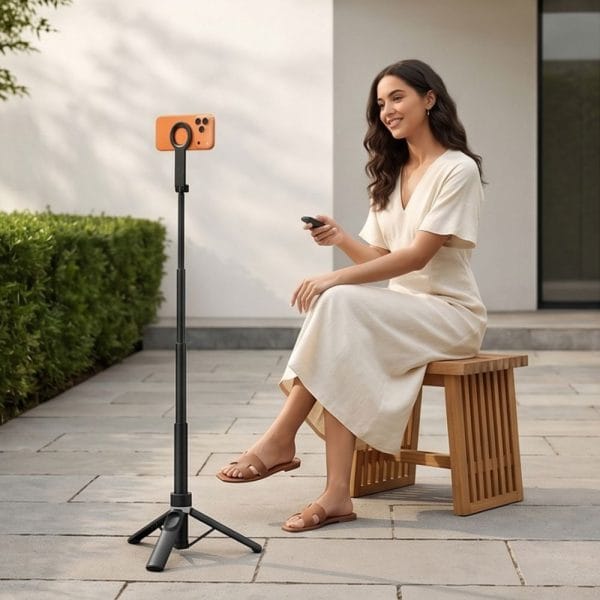 Selfie Stick & Τρίποδο Κινητού Tech-Protect L11S MagSafe Bluetooth Black - Image 11