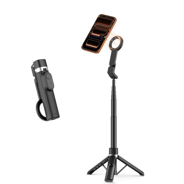 Selfie Stick & Τρίποδο Κινητού Tech-Protect L11S MagSafe Bluetooth Black - Image 4