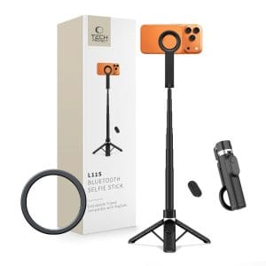 Selfie Stick και τρίποδο κινητού Tech-Protect L11S MagSafe Bluetooth Black