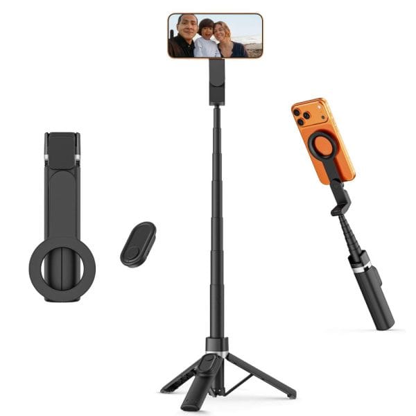 Selfie Stick & Τρίποδο Κινητού Tech-Protect L11S MagSafe Bluetooth Black - Image 5