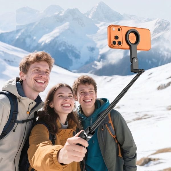 Selfie Stick & Τρίποδο Κινητού Tech-Protect L11S MagSafe Bluetooth Black - Image 9