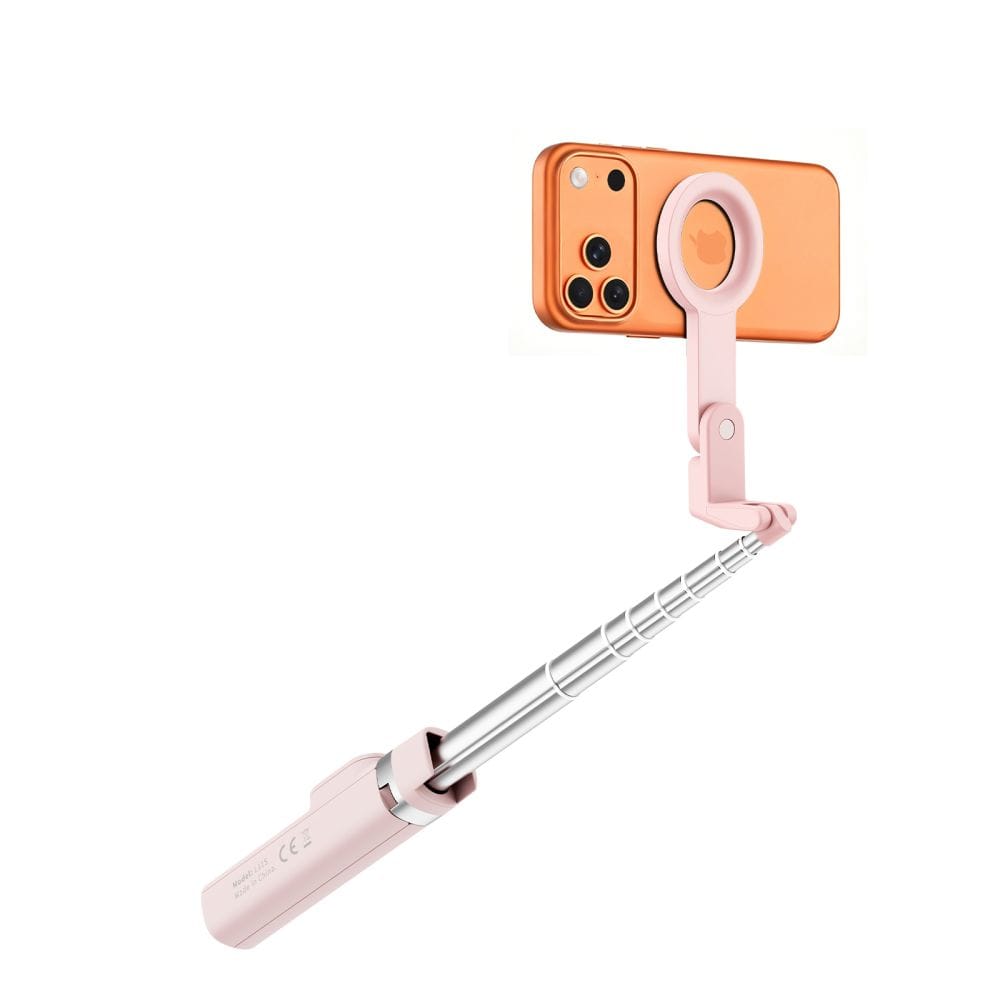 Selfie Stick & Τρίποδο Κινητού Tech-Protect L11S MagSafe Bluetooth Ροζ - Image 3