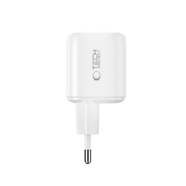 Φορτιστής Τοίχου GaN Tech-Protect NCA100W-GaN-AVS 100W 2x USB-C + USB-A White - Image 4