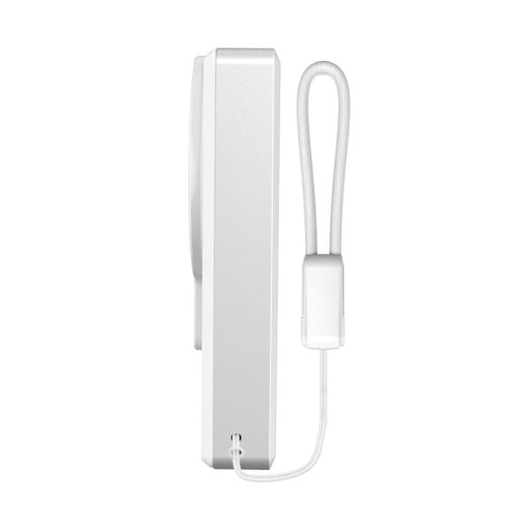 Power Bank MagSafe 10000mAh Tech-Protect PB40 LifeMag Qi2.2 25W White / Silver - Image 4