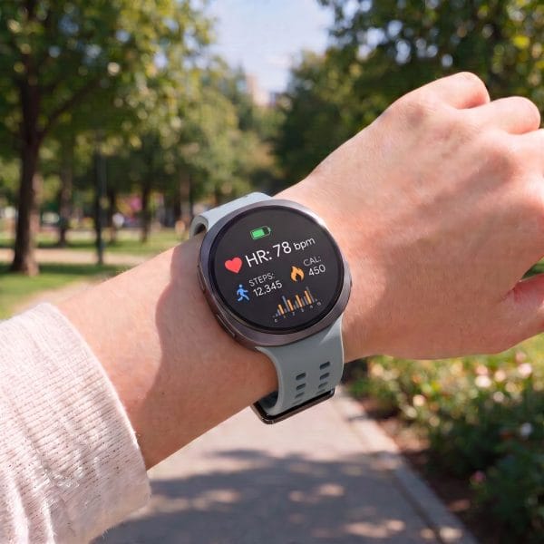Λουράκι Samsung Galaxy Watch 8 / 9 / Classic 40 / 44 / 46mm Tech-Protect Silicone Air Mist Grey - Image 4