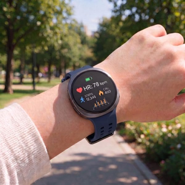 Λουράκι Samsung Galaxy Watch 8 / 9 / Classic 40 / 44 / 46mm Tech-Protect Silicone Air Navy Blue - Image 5