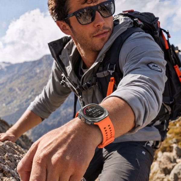 Λουράκι Samsung Galaxy Watch Ultra 1 / 2 47mm Tech-Protect Silicone Air Tangerine Orange - Image 6
