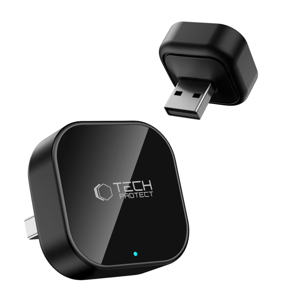 Ασύρματος Αντάπτορας CarPlay / Android Auto Tech-Protect UltraBoost CA01 Bluetooth 5.4 Matte Black - Image 3