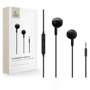 Ενσύρματα Ακουστικά Mini Jack 3.5mm Tech-Protect UltraBoost Core G4 Black