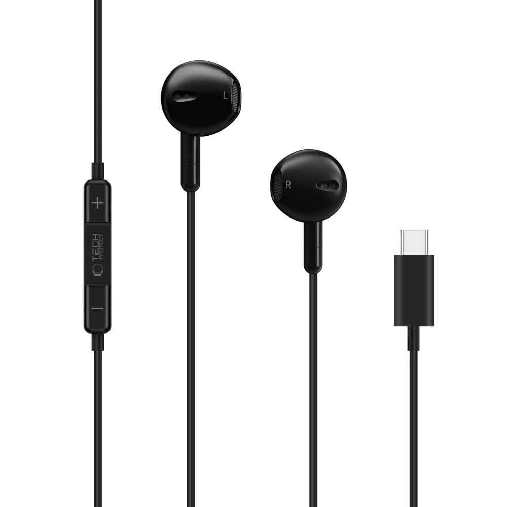 Ενσύρματα Ακουστικά USB-C Tech-Protect UltraBoost Core G4 Black - Image 2