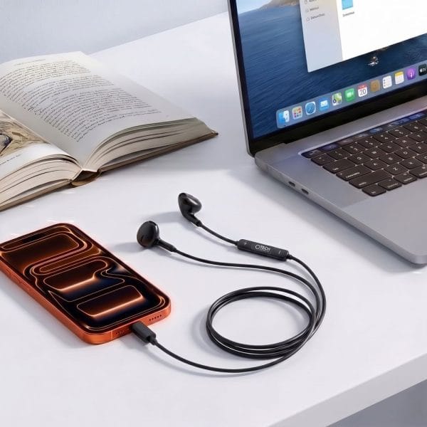 Ενσύρματα Ακουστικά USB-C Tech-Protect UltraBoost Core G4 Black - Image 5