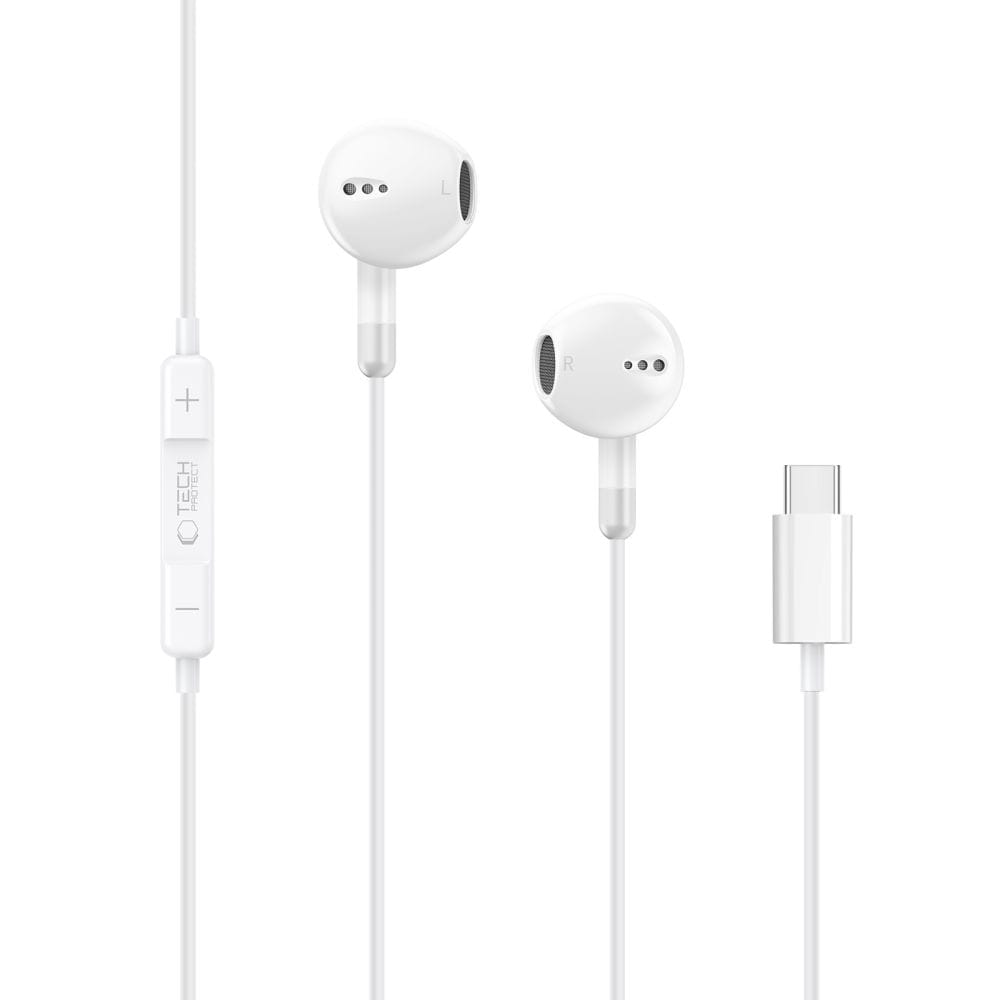 Ενσύρματα Ακουστικά USB-C Tech-Protect UltraBoost Core G4 White - Image 2