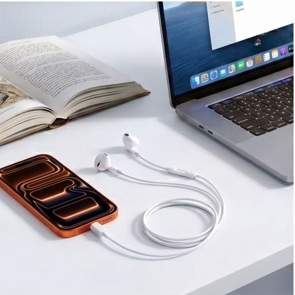 Ενσύρματα Ακουστικά USB-C Tech-Protect UltraBoost Core G4 White - Image 5