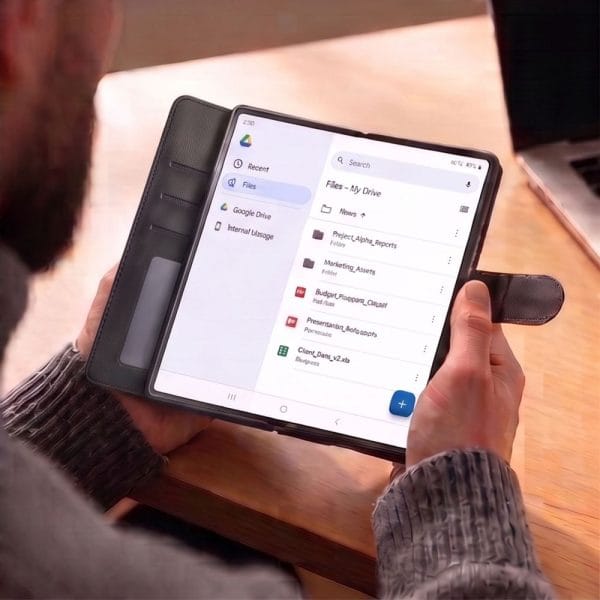 Θήκη Πορτοφόλι Samsung Galaxy Z Fold 8 Ultra Tech-Protect Wallet Black - Image 6