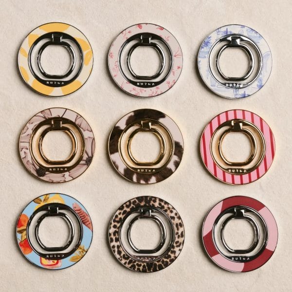 Burga Magnetic Ring Holder Silver - Barely Yours