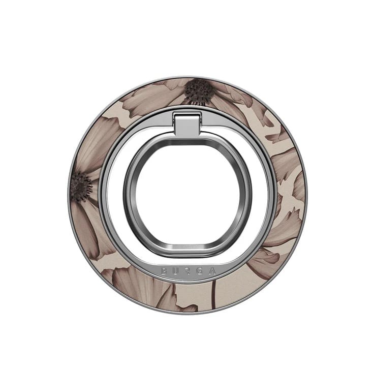 MagSafe Ring Holder BURGA Magnetic Ring Holder Silver Barely Yours