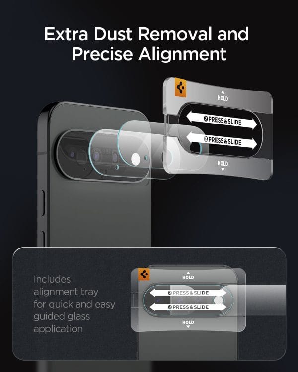 Spigen Glass tR EZ Fit Optik Pro 2 Pack crystal clear - Google Pixel 11