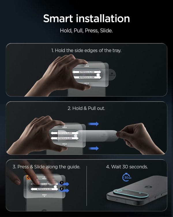 Spigen Glass tR EZ Fit Optik Pro 2 Pack crystal clear - Google Pixel 11