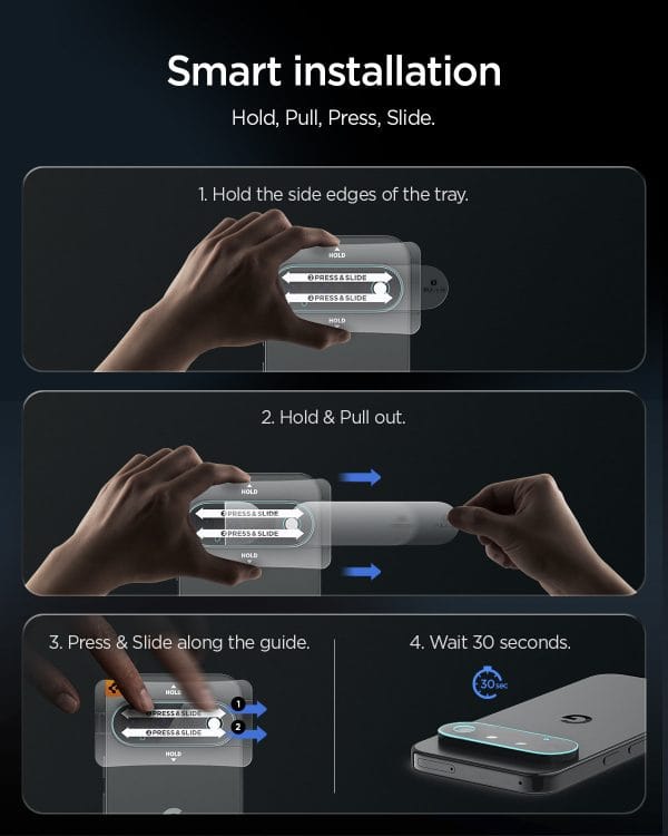 Spigen Glass tR EZ Fit Optik Pro 2 Pack crystal clear - Google Pixel 11 Pro