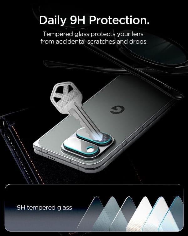 Spigen Glass tR EZ Fit Optik Pro 2 Pack crystal clear - Google Pixel 11 Pro Fold