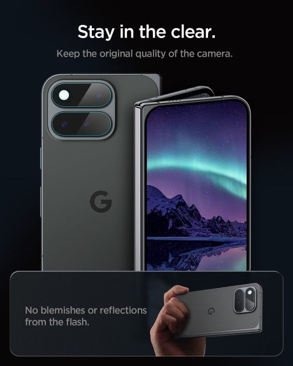 Spigen Glass tR EZ Fit Optik Pro 2 Pack crystal clear - Google Pixel 11 Pro Fold