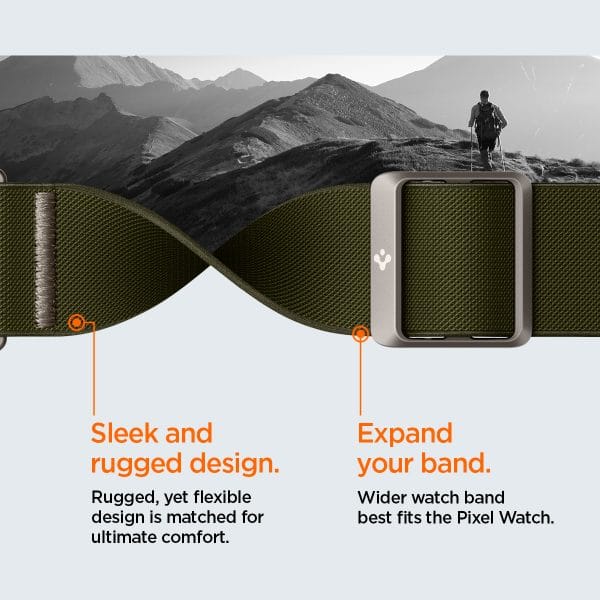 Spigen Lite Fit khaki - Google Pixel Watch 2026/4/3 41mm/2/1
