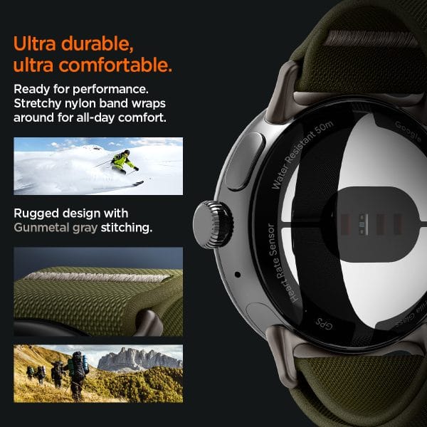Spigen Lite Fit khaki - Google Pixel Watch 2026/4/3 41mm/2/1