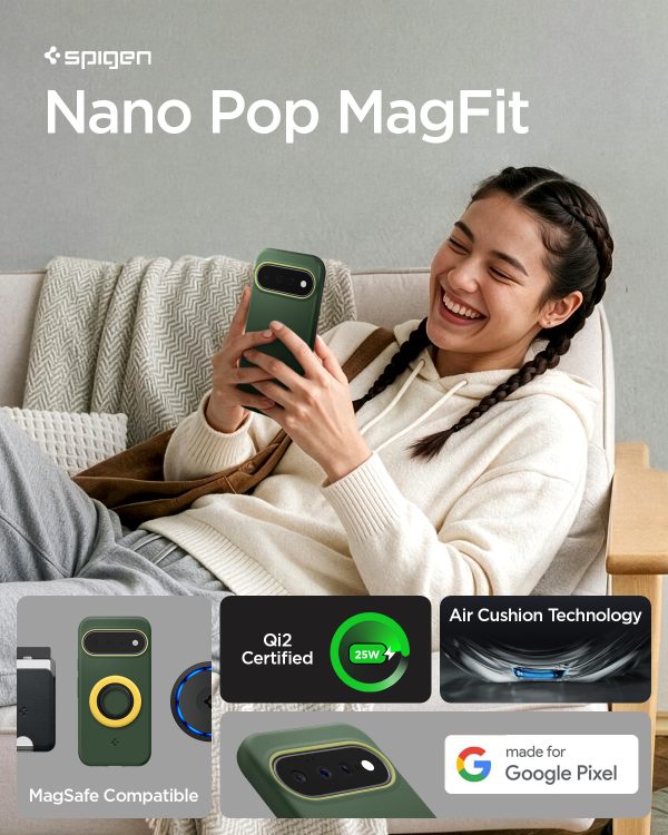 Spigen Nano Pop MagSafe avo green - Google Pixel 11