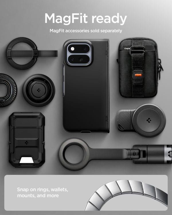 Spigen Slim Armor Pro MagSafe black - Google Pixel 11 Pro Fold