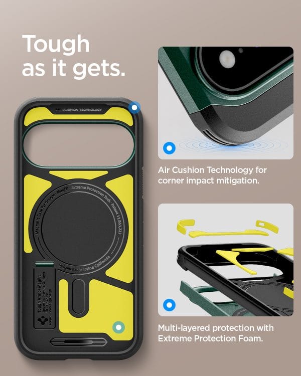 Spigen Tough Armor MagSafe abyss green - Google Pixel 11 Pro XL