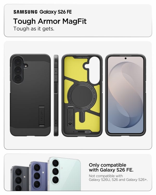 Spigen Tough Armor MagSafe black - Samsung Galaxy S26 FE