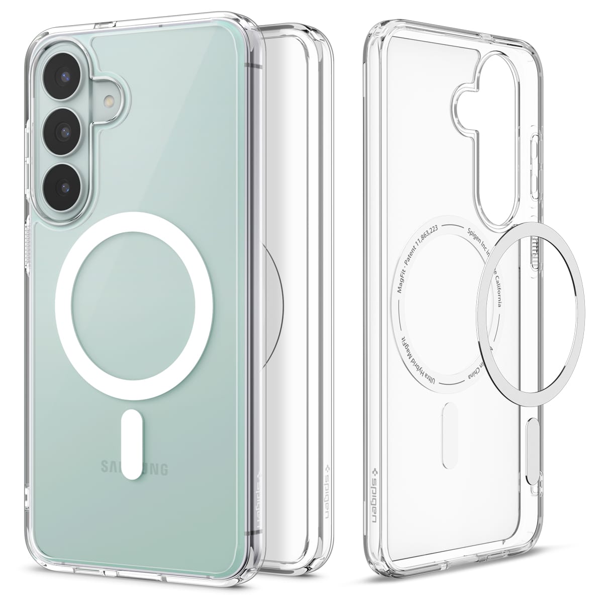 Spigen Ultra Hybrid MagSafe clear white - Samsung Galaxy S26 FE