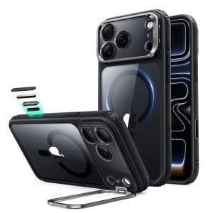 Θήκη iPhone 17 Pro / 18 Pro ESR Classic Hybrid Kickstand MagSafe Clear/Black