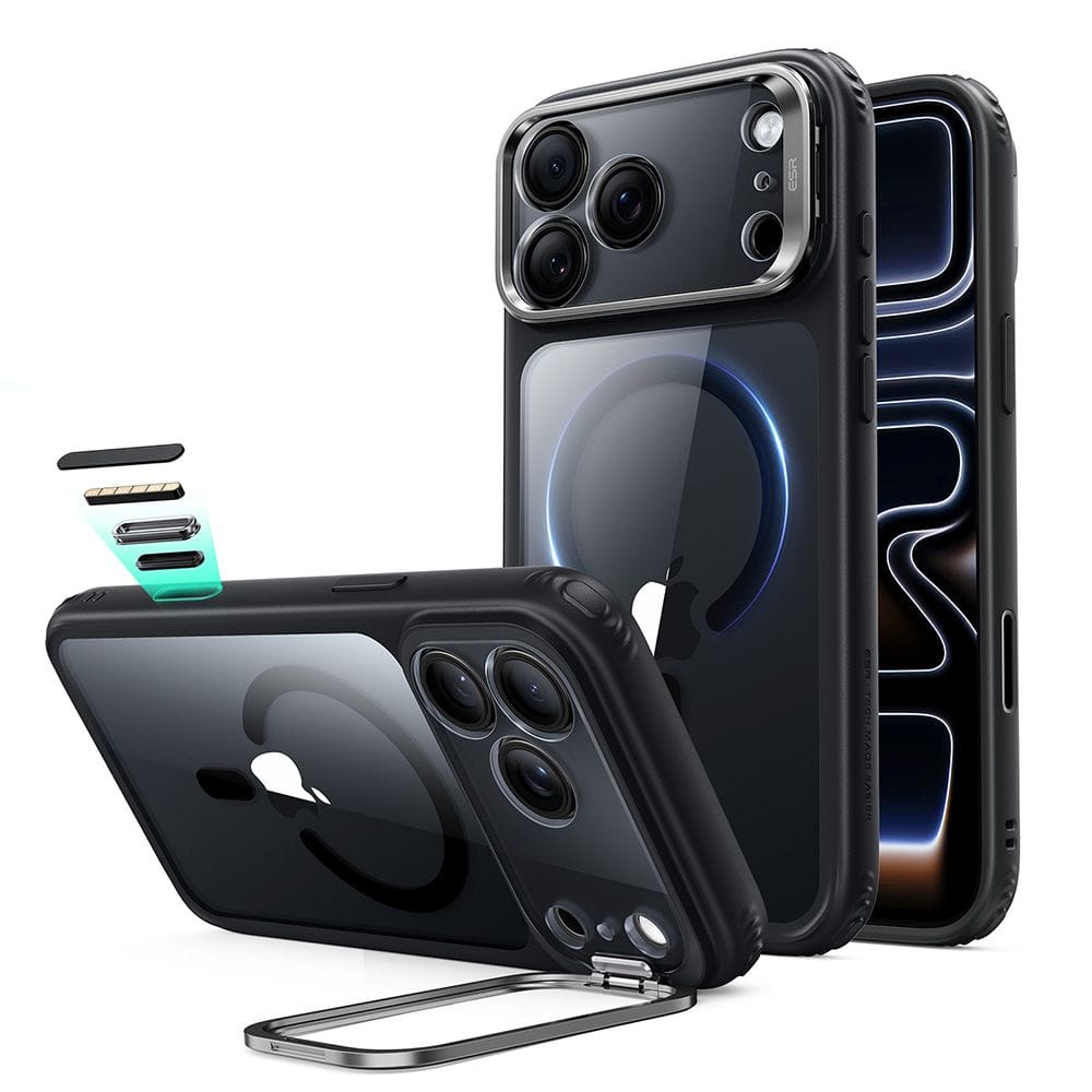 Θήκη iPhone 17 Pro / 18 Pro ESR Classic Hybrid Kickstand MagSafe Clear/Black