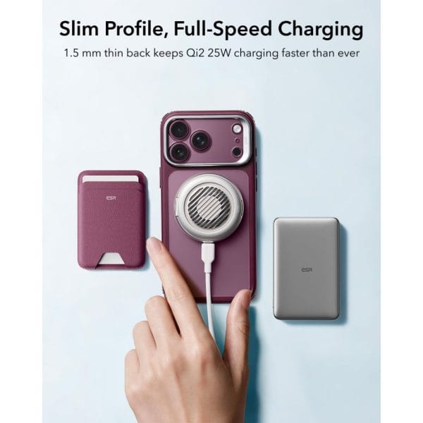 Θήκη iPhone 17 Pro / 18 Pro ESR Classic Hybrid Kickstand MagSafe Frosted Deep Burgundy - Image 6