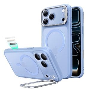 Θήκη iPhone 17 Pro Max / 18 Pro Max ESR Classic Hybrid Kickstand MagSafe Frosted Light Blue