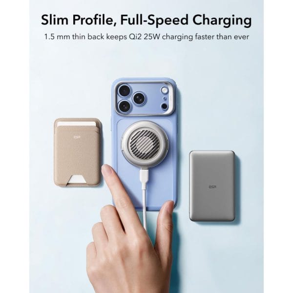 Θήκη iPhone 17 Pro Max / 18 Pro Max ESR Classic Hybrid Kickstand MagSafe Frosted Light Blue - Image 6