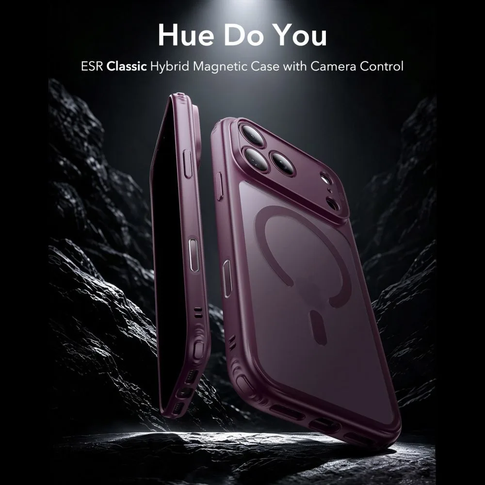 Θήκη iPhone 18 Pro Max / 17 Pro Max ESR Classic Hybrid MagSafe Frosted Deep Burgundy - Image 2
