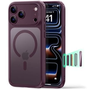 Θήκη iPhone 17 Pro Max / 18 Pro Max ESR Classic Hybrid MagSafe Frosted Deep Burgundy