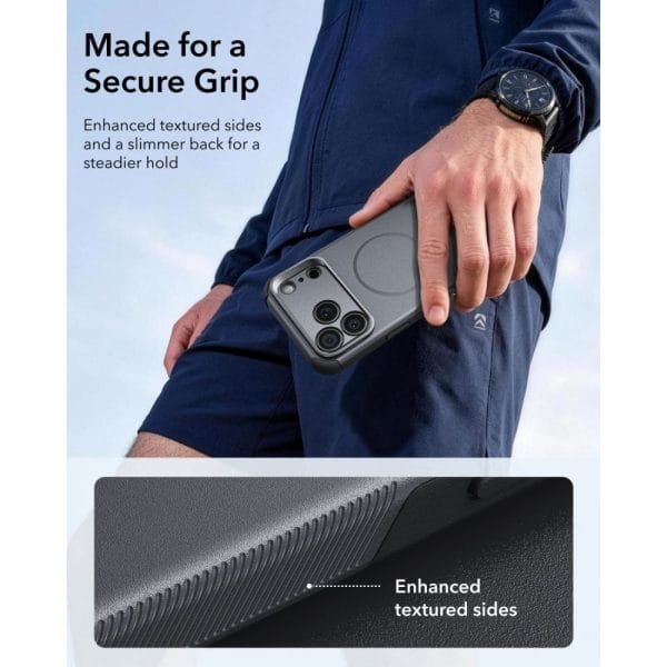 Θήκη iPhone 17 Pro / 18 Pro ESR Cyber Tough Kickstand MagSafe Grey - Image 6