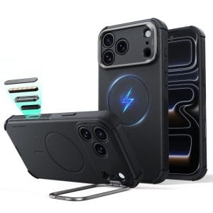 Θήκη iPhone 17 Pro Max / 18 Pro Max ESR Cyber Tough Kickstand MagSafe Black