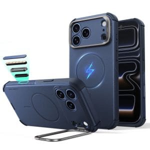 Θήκη iPhone 17 Pro Max / 18 Pro Max ESR Cyber Tough Kickstand MagSafe Blue