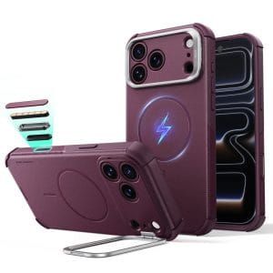 Θήκη iPhone 17 Pro Max / 18 Pro Max ESR Cyber Tough Kickstand MagSafe Deep Burgundy