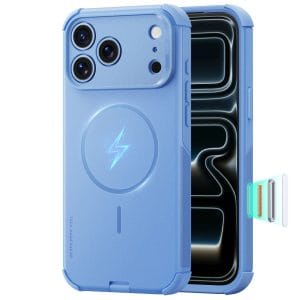 Θήκη iPhone 17 Pro Max / 18 Pro Max ESR Cyber Tough MagSafe Light Blue