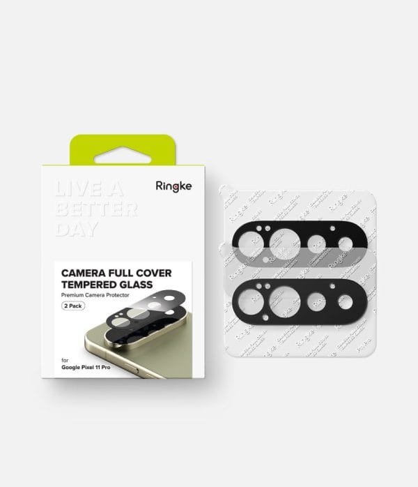 Προστατευτικό Κάμερας Google Pixel 11 Pro Ringke Camera Full Cover 2-Pack Black - Image 8